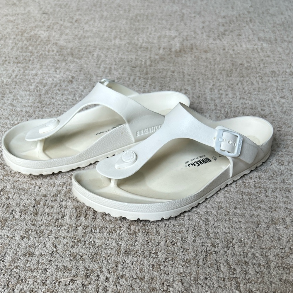 Birkenstock White Eva Sandals